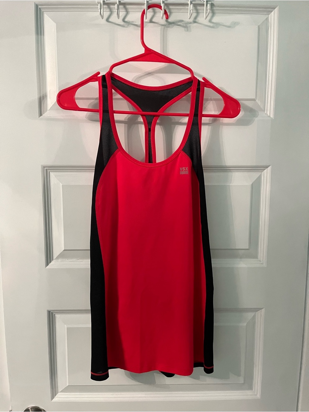 Victorias Secret VSX Sport Red & Black Tank Tops size Small